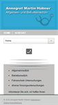 Mobile Screenshot of betriebsmedizin-heidelberg.com